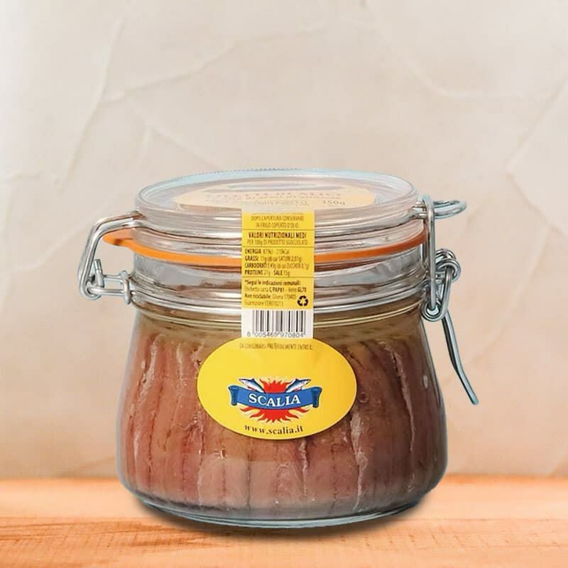 Scalia スカーリアさんのアンチョビフィレ 550g | イタリア食材専門