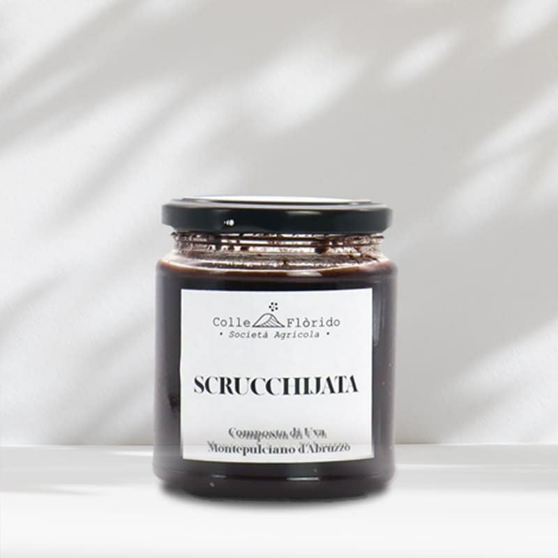 【無添加ブドウジャム】コッレ フローリド スクルッキヤータモンテプルチャーノ種使用 イタリア産 320g