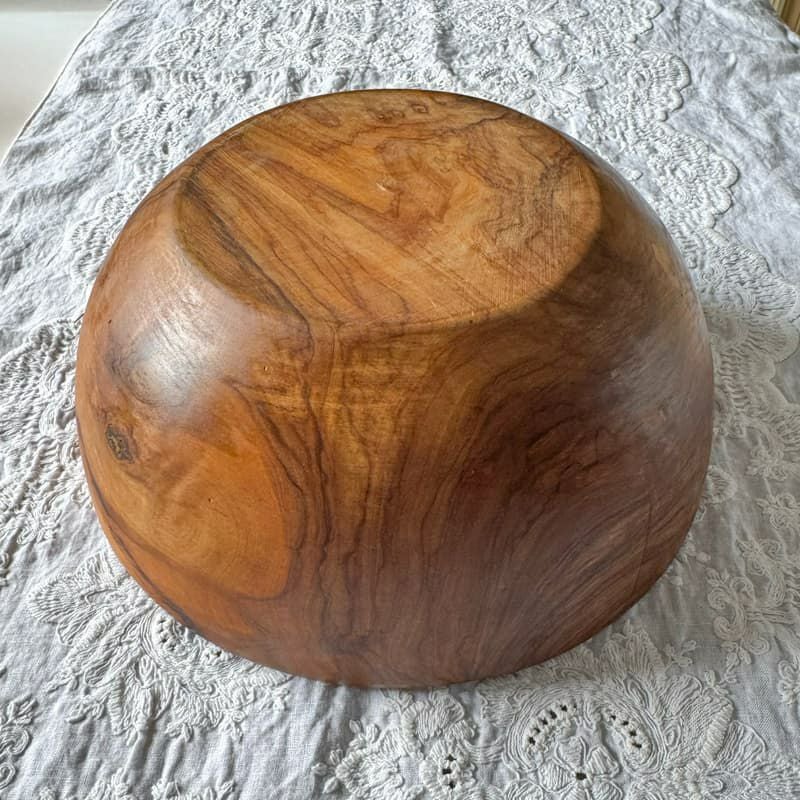 イタリア製 オリーブウッド ボウル大
