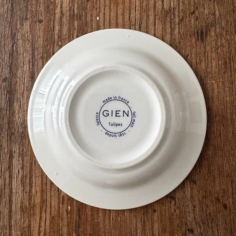 Gien チューリップ ノワール（Tulipes Noires） カップ＆ソーサー