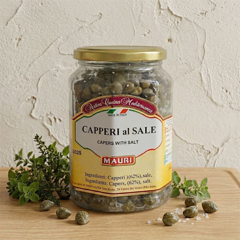 マウリ イタリア産 塩漬けケッパー 540g（固形量450g）