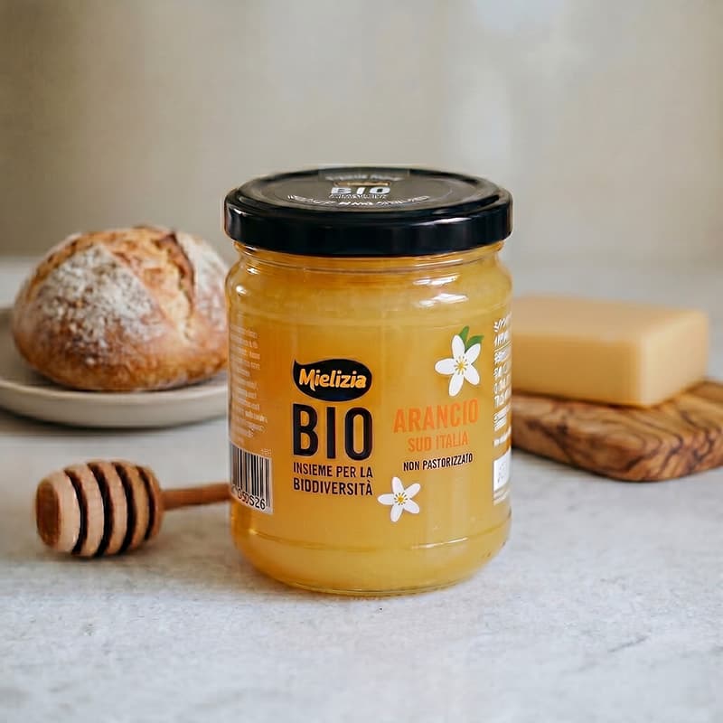 ミエリツィア 有機オレンジはちみつ 250g イタリア産オーガニック蜂蜜
