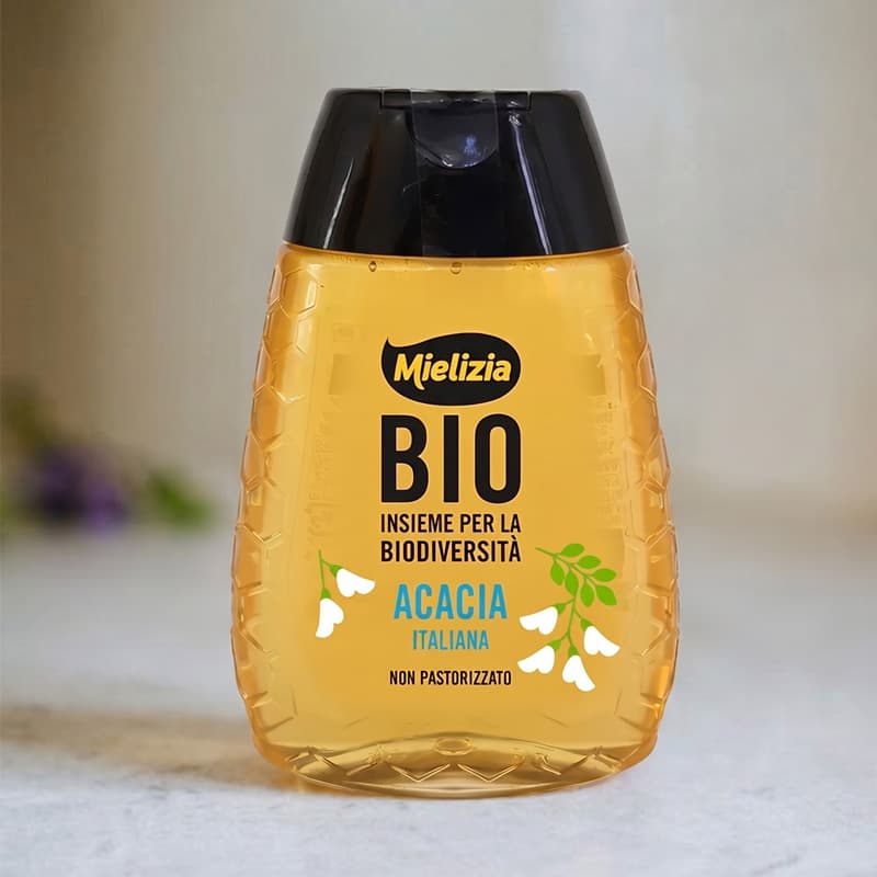 ミエリツィア 有機アカシアはちみつ 250g スクイーズボトル イタリア産オーガニック蜂蜜